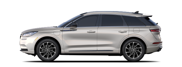 A 2022 Lincoln Corsair Grand Touring is shown in Ceramic Pearl | Mark Ficken Lincoln in Charlotte NC