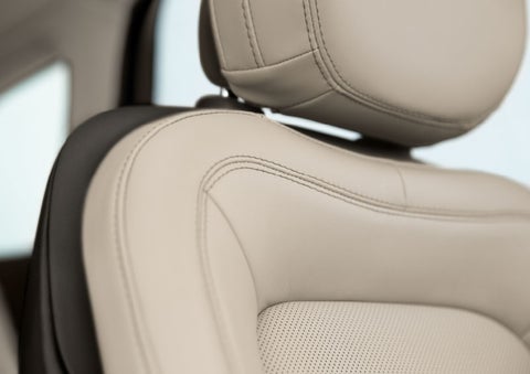 Fine craftsmanship is shown through a detailed image of front-seat stitching. | Mark Ficken Lincoln in Charlotte NC