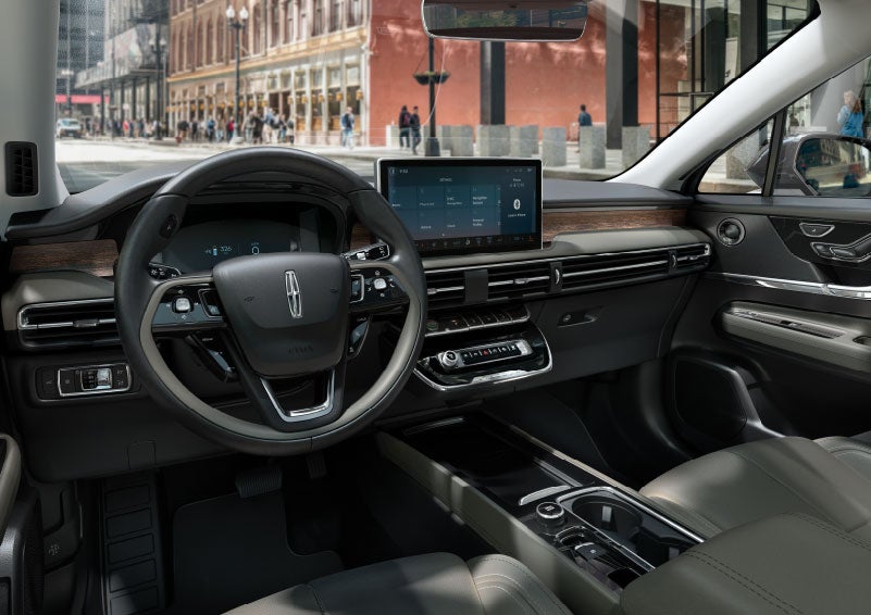 The interior dashboard of 2024 Lincoln Corsair® SUV is shown here. | Mark Ficken Lincoln in Charlotte NC