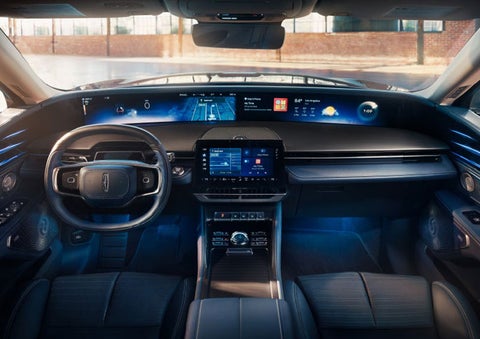 The panoramic display is shown in a 2025 Lincoln Nautilus® SUV. | Mark Ficken Lincoln in Charlotte NC