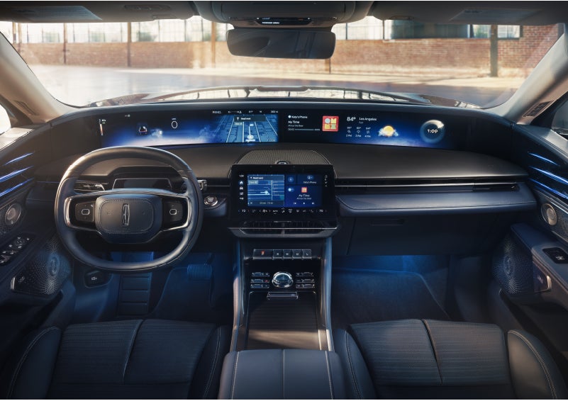 The panoramic display is shown in a 2026 Lincoln Nautilus® SUV. | Mark Ficken Lincoln in Charlotte NC