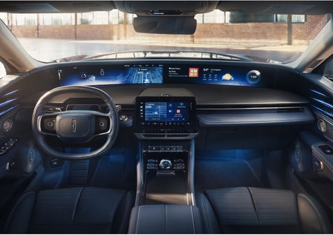 The panoramic display is shown in a 2026 Lincoln Nautilus® SUV. | Mark Ficken Lincoln in Charlotte NC